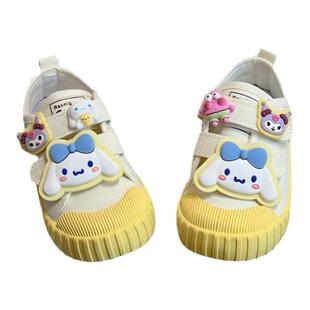 女宝宝鞋子春款儿童鞋子软底防滑室内鞋女童幼儿园帆布鞋女孩布鞋