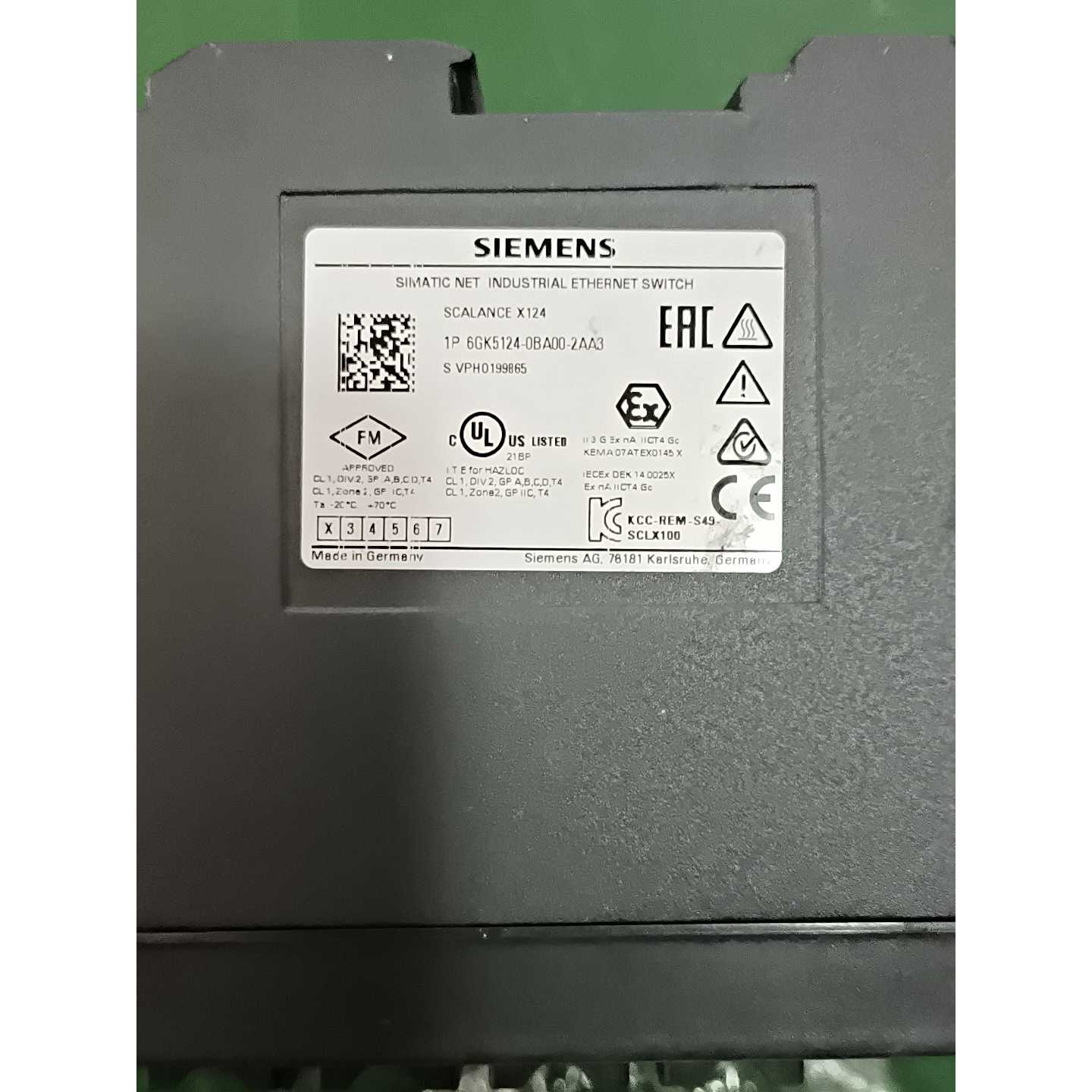议价可维修6GK51240BA002AA3西门子工业交换机成色