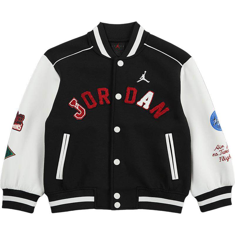 Nike/耐克官方正品JORDAN小童拼接保暖休闲图案棒球服IF8890-010