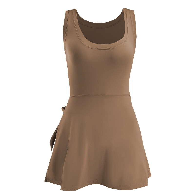 【PC畅形】运动网球裙美背防走光透气网球服女羽毛球裙健身服短裙