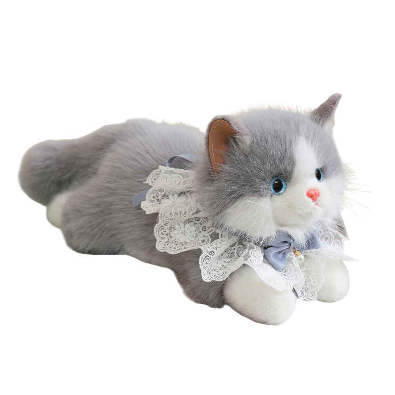 正版仿真布偶猫叫叫猫毛绒玩具公仔安抚陪伴布娃娃送儿童女友礼物