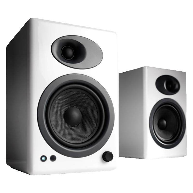 Audioengine声擎A5+书架Hi-Fi音响立体声2.0声道有源电脑电视音箱