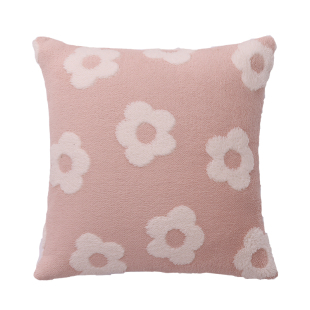 轻奢百搭毛绒抱枕套不含芯客厅沙发靠枕办公室靠背腰枕床头靠垫套