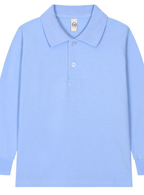 儿童纯棉POLO衫男女童校服长袖体