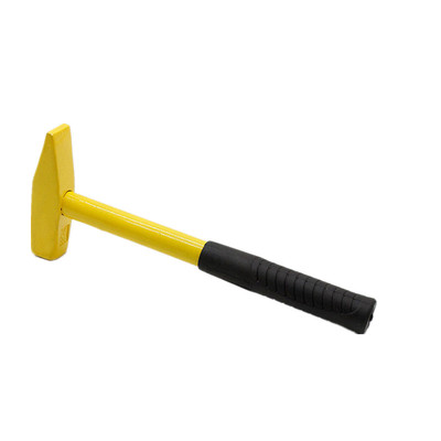 包邮铁柄钳工锤鸭脚锤扁锤子钢管