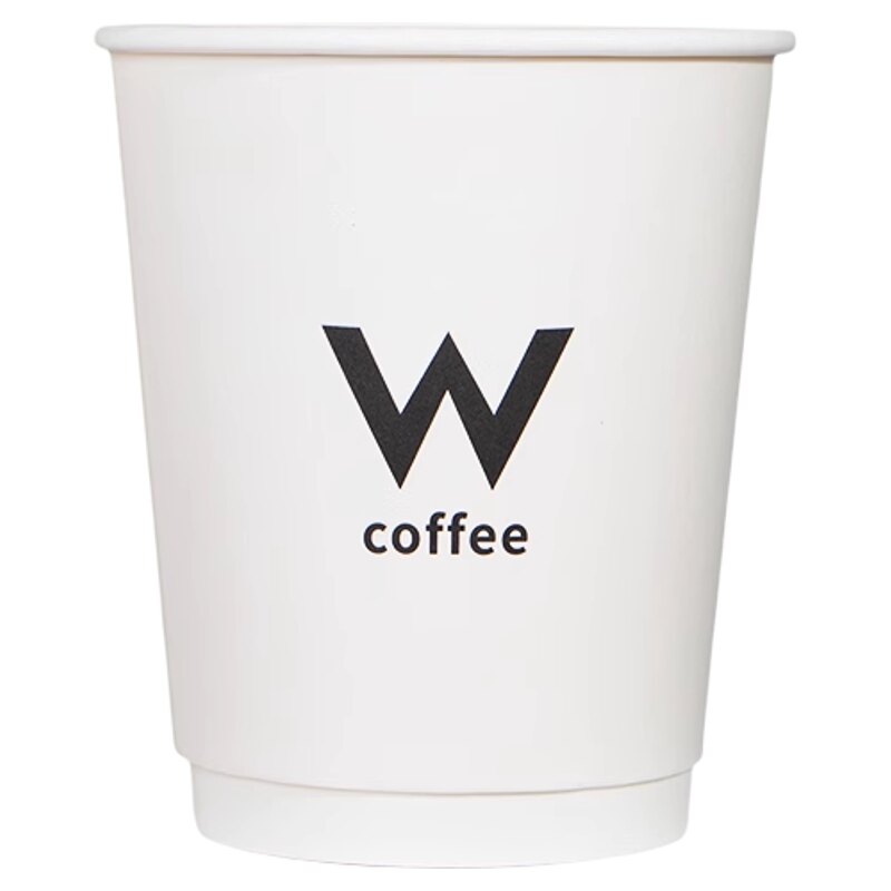 一次性咖啡杯定制加厚定制logo