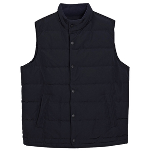 爸爸冬装羽绒马甲男中老年人加厚背心中年老爸马夹坎肩爷老人衣服