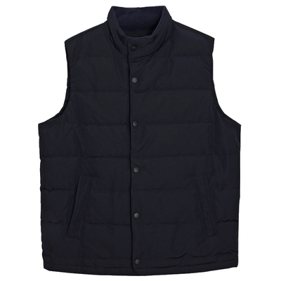 加厚背心中年老爸坎肩羽绒马甲