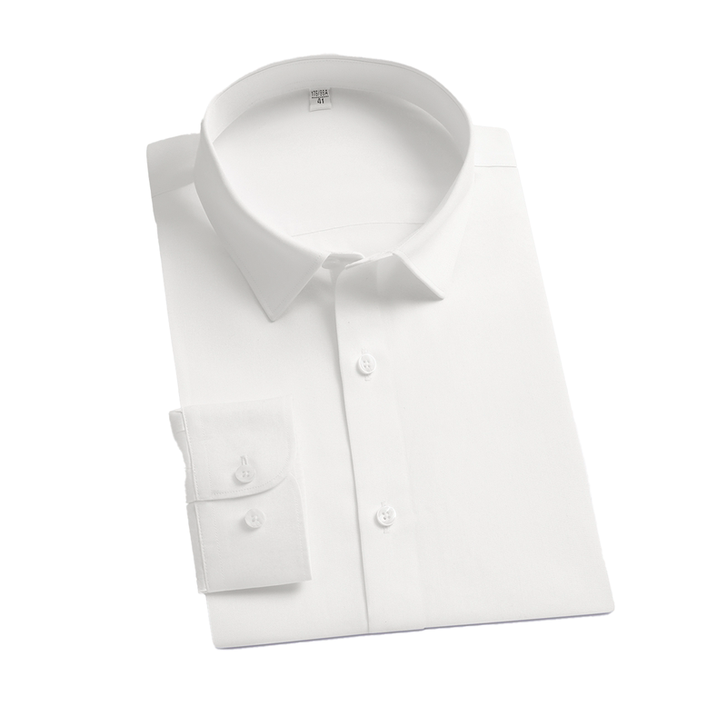200支四股纯棉免烫通勤白衬衫