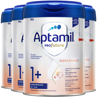 爱他美白金德文版 HMOs 1+段奶粉 800g1岁以上*4罐