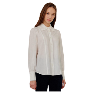 甜美优雅白领打底白衬衫女2024春夏洋气时尚温柔漂亮好看内搭衬衣