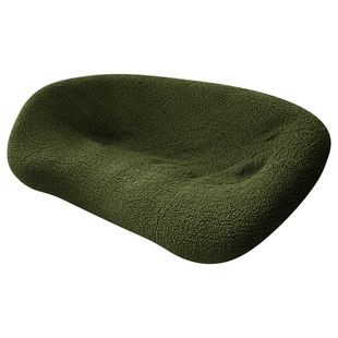 定制贝壳弧形沙发套高品质泡泡布面料现代简约异形沙发罩