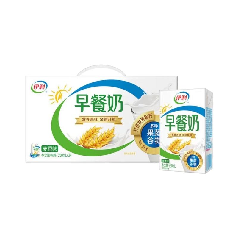 伊利核桃麦香味营养早餐奶