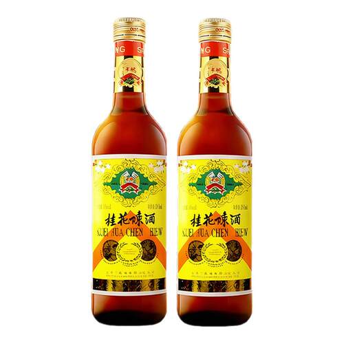 丰收酒官方旗舰店】桂花陈酒老北京特产甜型葡萄酒750ml/瓶15度_虎窝淘