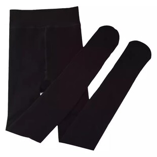 蒋大猫黑色微透丝袜加厚显瘦腿性感防勾丝微压力加厚40D打底袜