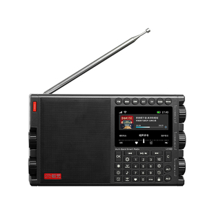 新款朝元lc100网络收音机全波段wifi智能5G大屏双核蓝牙老人专用