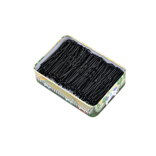 加粗黑色一字夹发卡碎发头发夹子头饰发夹边夹侧边刘海夹固定卡子