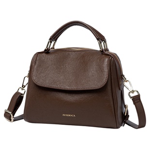 真皮女包2026新款时尚波士顿包通勤手提包头层牛皮女士单肩斜挎包