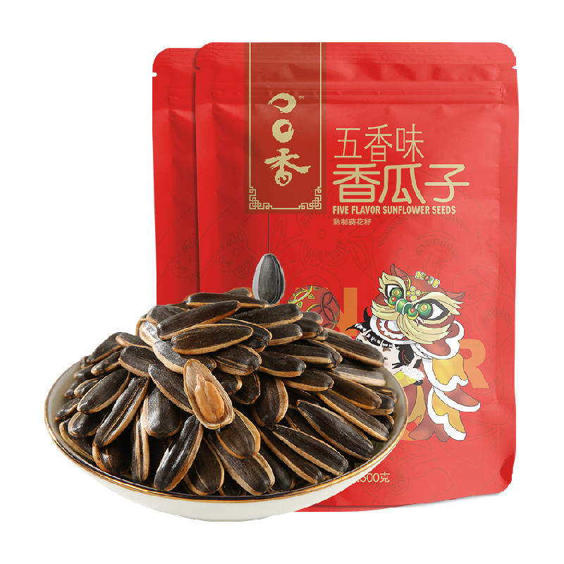 洽洽五香葵花籽大颗粒炒货休闲特产500g*2袋瓜子零食大包装恰恰