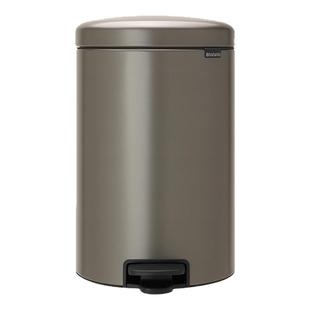 brabantia柏宾士进口客厅垃圾桶5L脚踩12L厨房家用静音带盖轻奢20