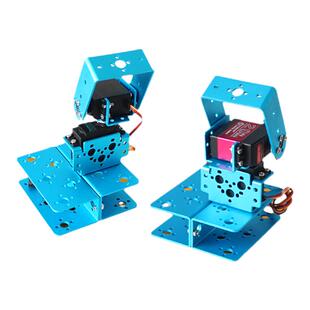 七星虫 二轴二自由度二维电动云台支架mg995舵机TI杯电子设计竞赛