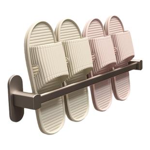 浴室拖鞋架卫生间置物架鞋子收纳神器厕所门后免打孔壁挂沥水架子