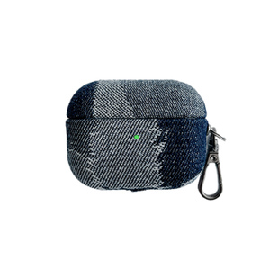 NUOPAISI不规则牛仔布纹适用苹果AirPods4耳机壳pro第三代ipod2无线蓝牙全包硬壳新款airpodspro3保护套3代壳