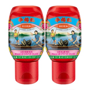 李锦记旧庄蚝油挤挤装327g*2鲜蚝鲜煮 炒菜火锅耗油调味料