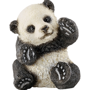 schleich思乐野生动物仿真模型儿童玩具小熊猫鳄鱼猩猩考拉正版