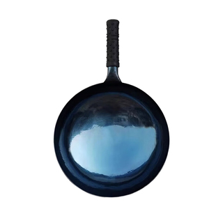 正品章丘炒菜锅铁锅宗师镜面手工锻打无涂层不粘锅老式黑锅家用