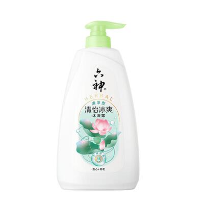 六神清新荷香沐浴露好冲洗750g