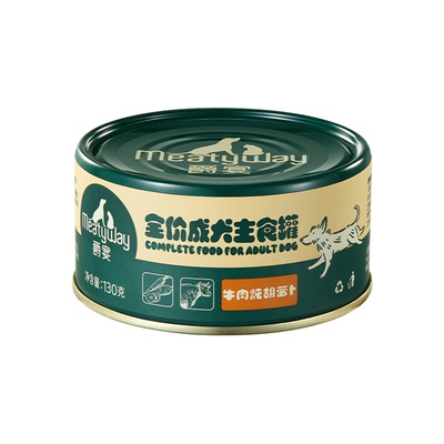 【尝鲜】Meatyway爵宴成犬全价主食罐130g
