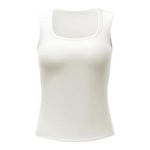 SIINSIIN保暖背心女带胸垫2025秋冬新款无痕打底内搭加绒肌底上衣