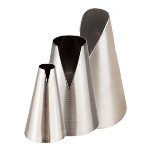 圣安娜裱花嘴饺子嘴浮云边不锈钢鱼形嘴蛋糕奶油挤花嘴 580 686