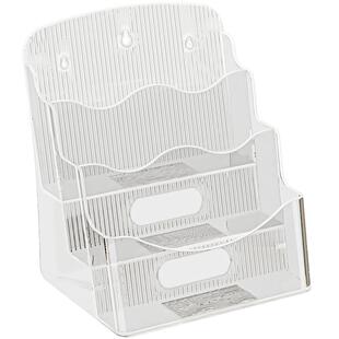 吧唧展示架亚克力谷子阶梯透明置物盒桌面小卡镭射票色纸收纳架子