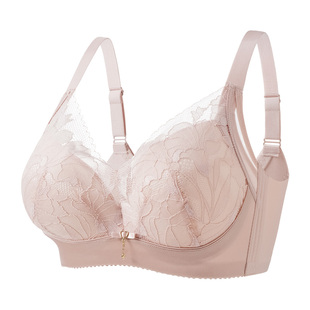 曼诗婷正品2025新款爆款全罩杯防外扩文胸大胸显小软钢圈大杯内衣