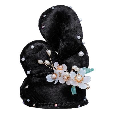 儿童古风假发包饰品组合