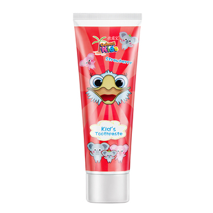 【自营】Colutti Kids德露宝韩国进口无氟草莓味80g2-12 儿童牙膏