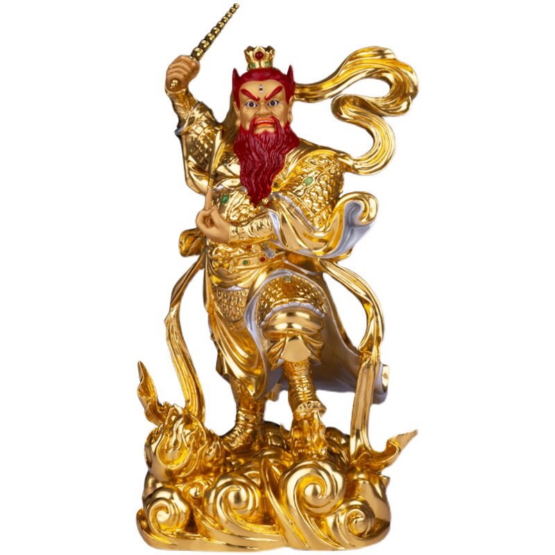 王灵官神像护法王天君雷火神纯铜