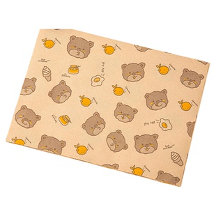 三明治包装纸家用加厚防油食品级可微波饭团汉堡包装纸一次性淋膜