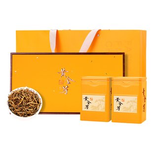 滇红茶黄金芽云南古树红茶官方旗舰店新益号茶叶礼盒装送礼长辈