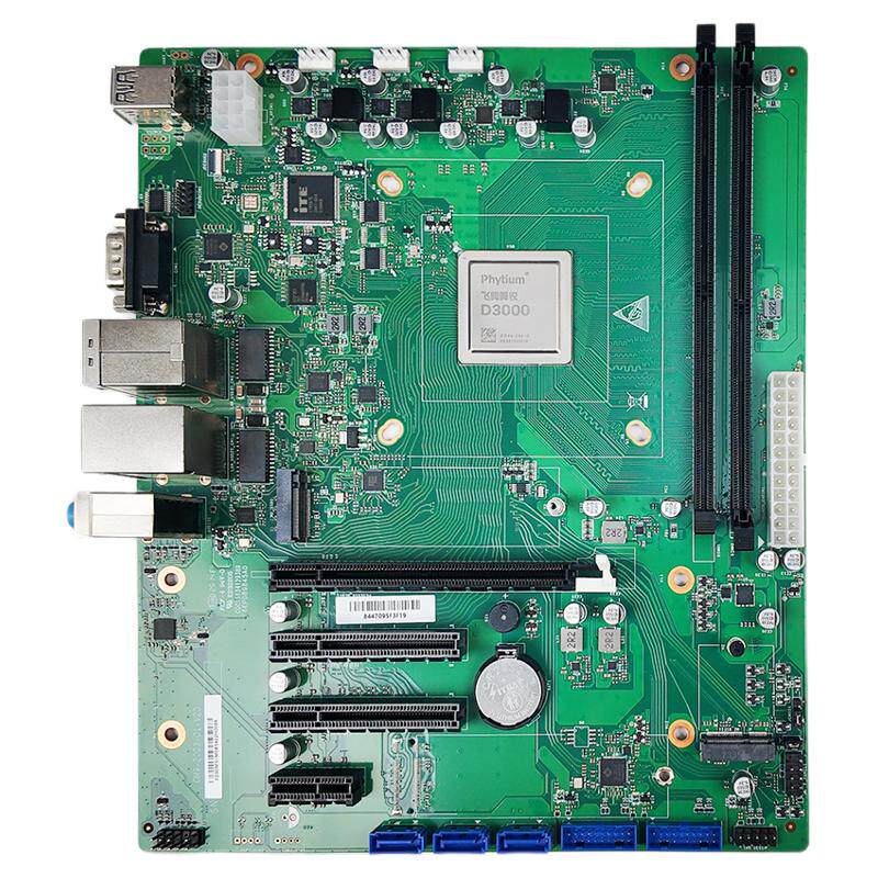 GITSTAR集特 国产化飞腾D3000八核  Micro-ATX商务主板GM9-2003-01