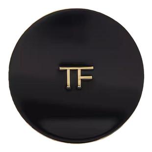 柜台会员礼TF新款黑金双面圆形化妆镜补妆镜高定折叠放大镜子便携