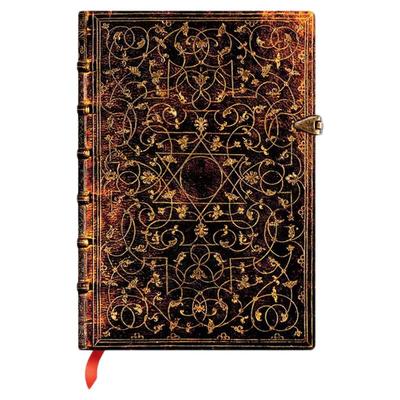 【停产】paperblanks佩兰克笔记本本子格利亚系列六芒星日记本记事本复古魔法书学生文具手帐种地吧李昊同款