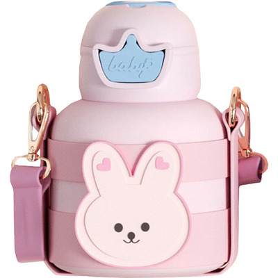 不锈钢卡通可爱方便携带保温水壶