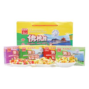 山东青岛特产佛桃牌800g礼盒装2份风味高粱饴大礼盒装软糖包邮