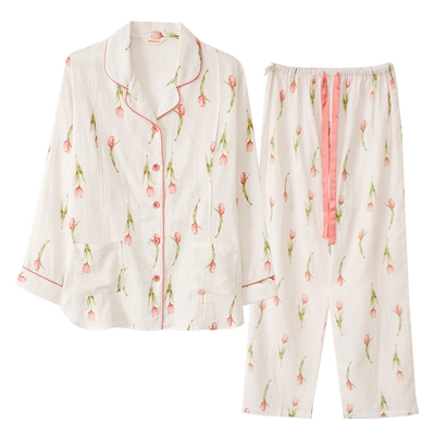 MAMILINE纯棉双层纱四季月子服