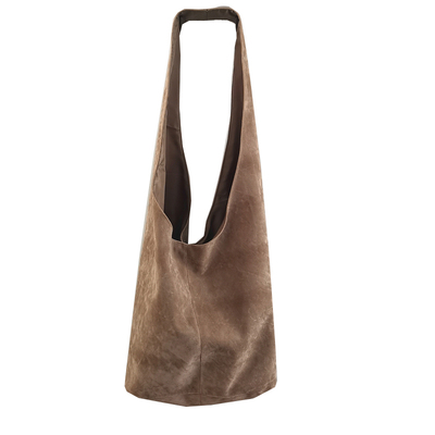 复古单肩包独家自制深灰西施