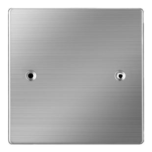 86型不锈钢插座面板底盒空白面板装饰盖遮挡盖120型地插盖板盲板