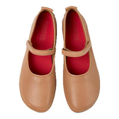 Camper看步女鞋Right Nina新款单鞋法式气质芭蕾舞鞋玛丽珍平底鞋